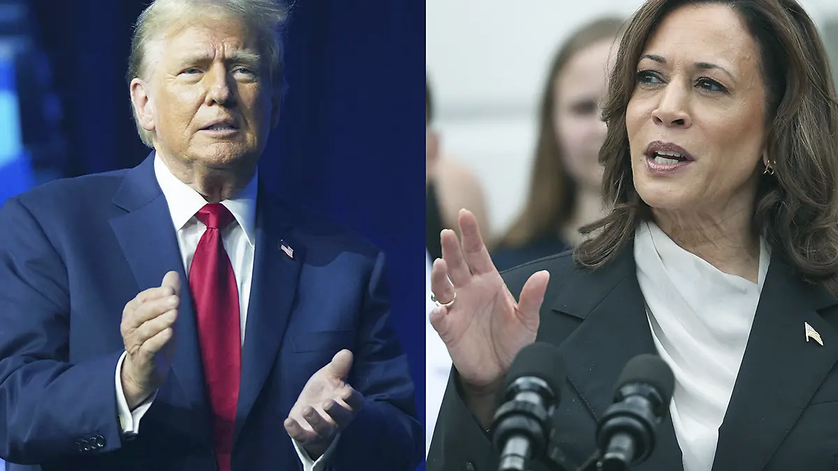 Donald Trump y Kamala Harris